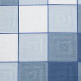 4.2 OZ COTTON POPLIN - PRINTED - BLUE/GREY/WHITE SQUARES