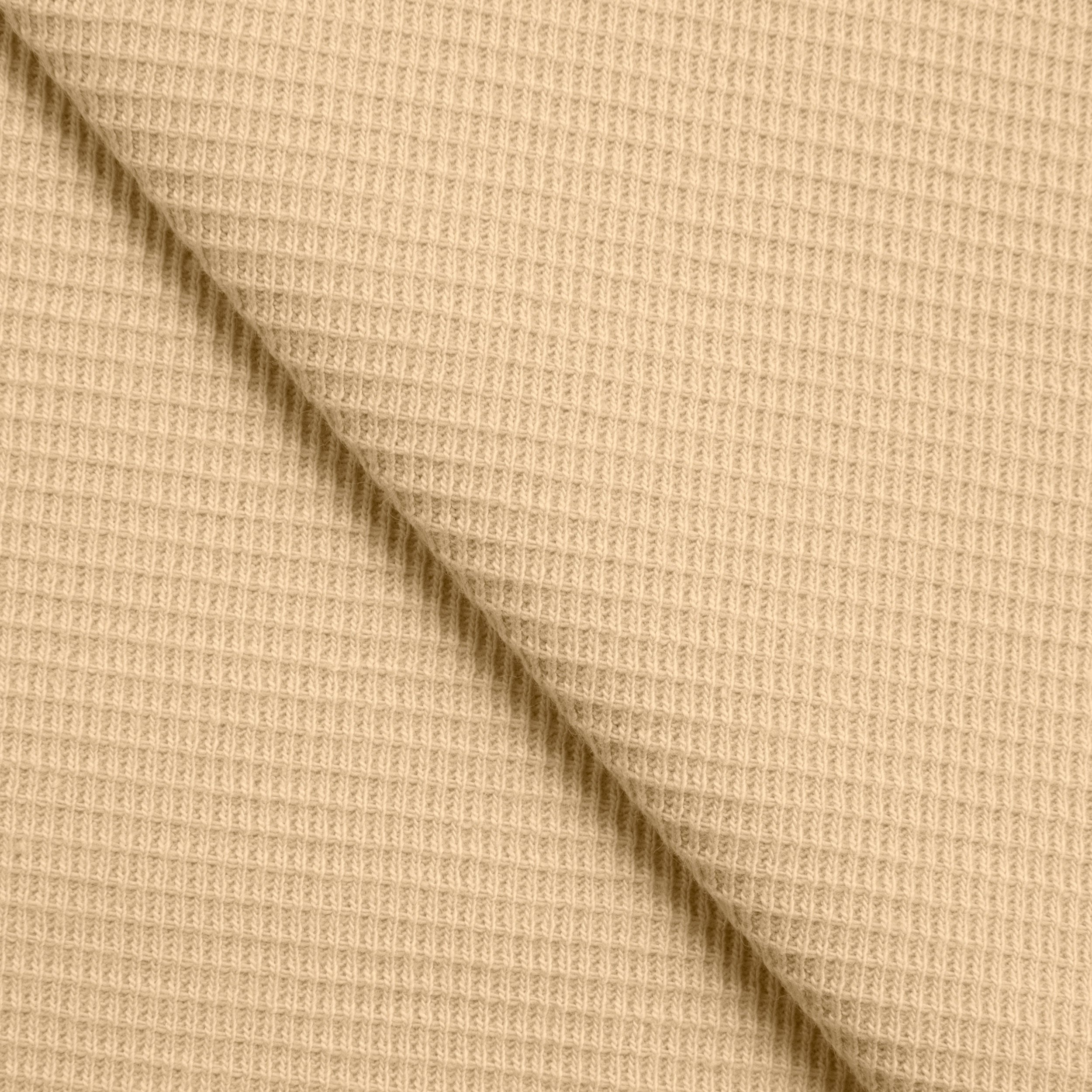 PTWFLCO-200-145-WAFFLE-BEIGE fabric image 1
